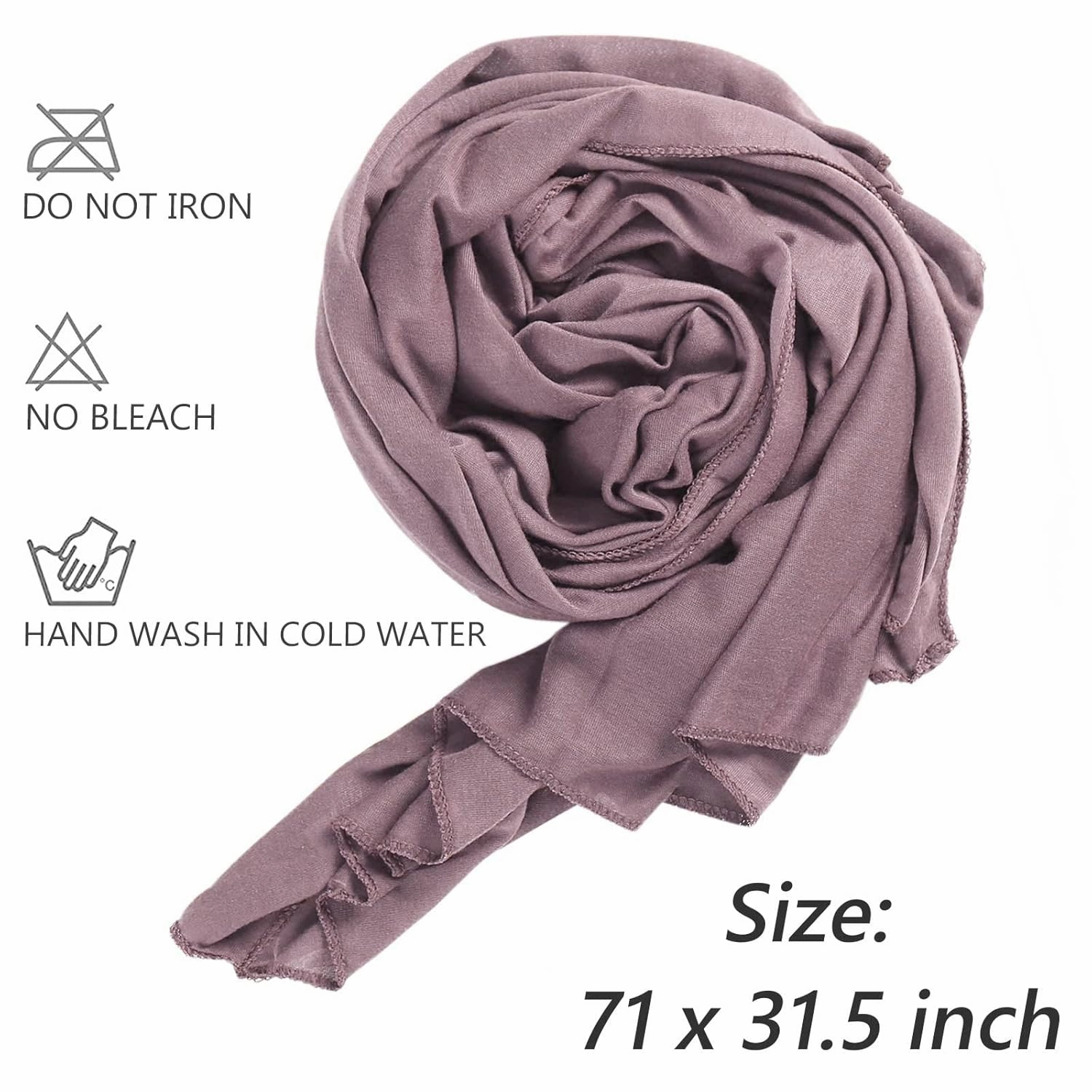 XTREND 4 Pieces Stretch Head Wrap Jersey Turban Fashion Headband African for Women Long Hijab Soft Breathable Turbans Tie (Black, Army Green, Leather Powder, Turmeric)
